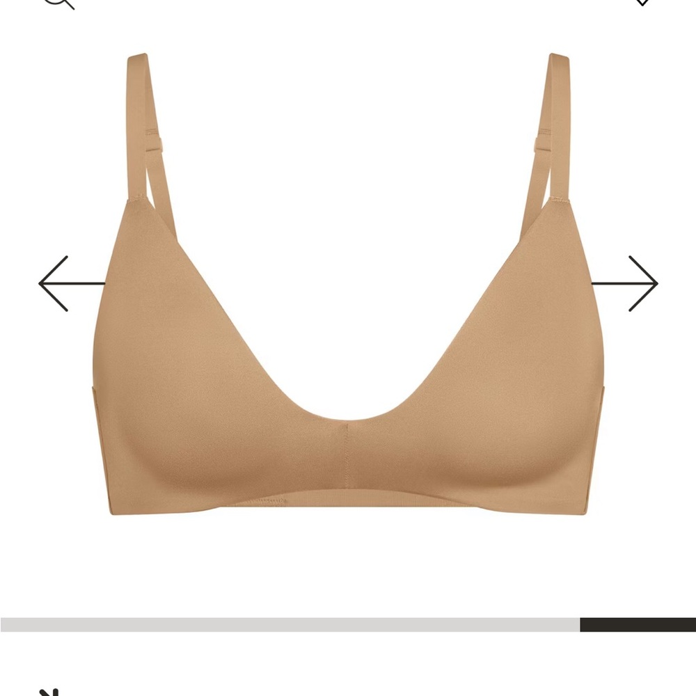 SKIMS Wireless Form T-shirt Demi bra in Ochre - 36A